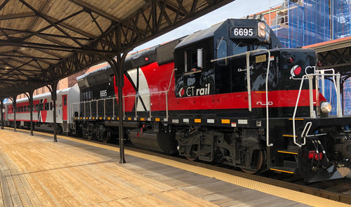 CT-rail roundtrip train ride - Springfield to Hartford and return